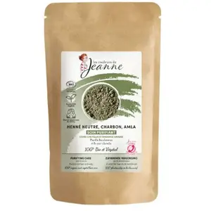 Les Couleurs de Jeanne Soin purifiant Amla, charbon & henné neutre 100g pas cher