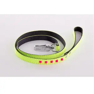 Laisse Pour Chien Fluo Martin Sellier 10/100 Cm Mixte Jaune pas cher