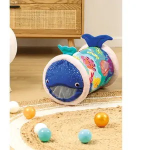 LUDI Rouleau d'activité baleine multicolore TU pas cher
