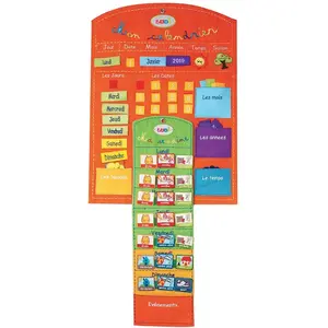 JBM Calendrier Basic Et Semainier - LUDI - Orange - Mixte - Dès 3 ans pas cher