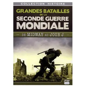 LCJ Editions Grandes batailles de la Seconde Guerre Mondiale Coffret 5 DVD pas cher