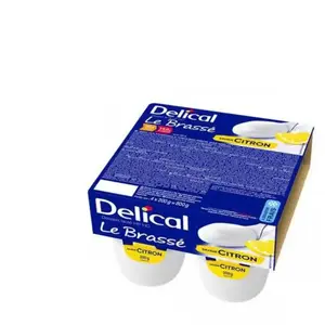 Delical Dessert Lacté HPHC Le Brassé Citron 4 x 200g pas cher
