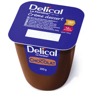 Delical Crème Dessert HP HC La Floridine Vanille Lot de 4 x 200gVendu parcdiscount