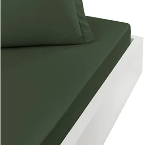 Sensei La Maison du Coton Drap Housse en Percale de Coton Bonnet 30cm ... pas cher