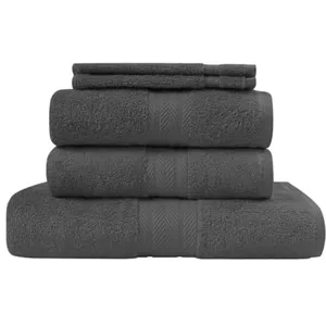 Sensei Maison - Ensemble de Bain 5 pièces - (1 Drap de Bain + 2 Servie... pas cher