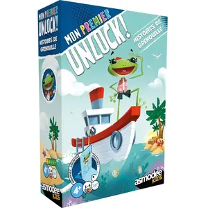 Jeu d'enquête Mon Prelier Unlock ! Histoires de Grenouille Asmodee pas cher