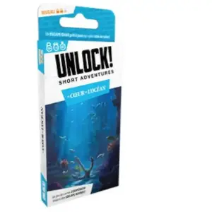 Jeu d'escape game Unlock! Short 12 Le coeur de l'océan Asmodee pas cher