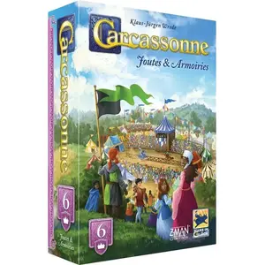 Jeu de stratégie Asmodee Carcassonne : Joutes et Armoiries 2025 pas cher