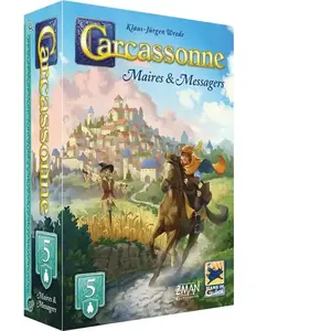 Asmodee Jeu de stratégie Asmodée Carcassonne Maires et Monastères Extension 5 pas cher