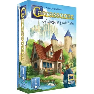 Asmodee CARCASSONNE - EXT 1 - AUBERGES ET CATHÉDRALES pas cher