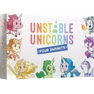 Asmodee - TeeTurtle - Unstable Unicorns Pour Enfants - Jeux de société - Jeux de cartes - Jeux enfants à partir de 6 ans - 2 à 6 joueurs - Version française pas cher