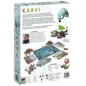 Asmodee | Karvi | version Française | 12+ | 2-4 joueurs | 60-120 minutes | Jeu de stratégie pas cher