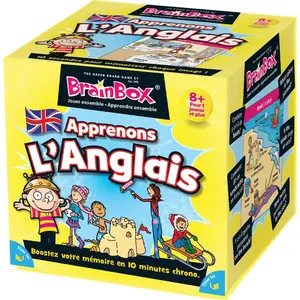 Asmodee BRAINBOX  Apprenons Anglais - Jeu d'apprentissage pas cher