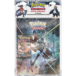 Pokemon Pack Pokémon Soleil et Lune 5 Ultra Prisme Cahier range-cartes et Booster Modèle aléatoire