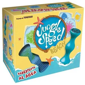 Jeu de carte - ASMODEE - Jungle Speed Beach - 122282 - 3 ans - Bleu - Mixte pas cher