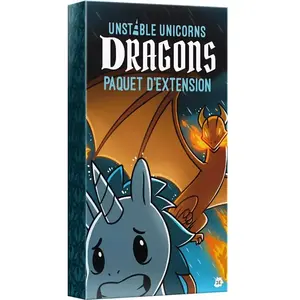 Comparateur de prix : Asmodee Unstable Unicorn - Extension Dragons, moyen