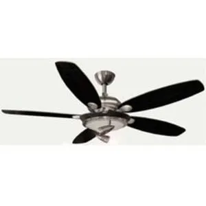 Eurem Ventilateur de Plafond MILORD 132 cm Noir/Blanc pas cher