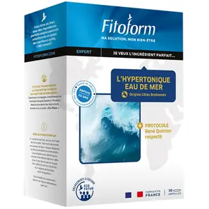 Fitoform L'Hypertonique Eau de Mer 30 ampoules pas cher