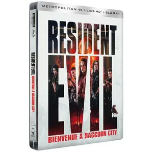 Metro Resident Evil Bienvenue à Raccoon City Edition Limitée Steelbook Blu-ray 4K Ultra HD