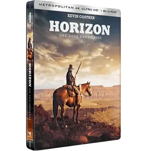 METROPOLITAN FILMEXPORT Horizon : Une saga américaine Édition Limitée Steelbook Blu-ray 4K Ultra HD pas cher