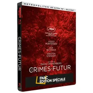 Metro Les Crimes du futur Édition Spéciale Limitée Fnac Steelbook Blu-ray 4K Ultra HD pas cher