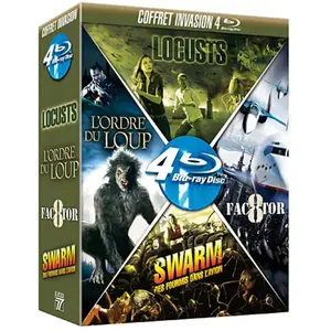 Seven 7 Cnt Factor 8 - Locust - Swarm - L'ordre du Loup - Coffret Blu-Ray pas cher