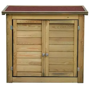 CEMONJARDIN Armoire de rangement en bois Lisboa petit modèle