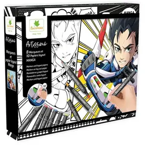 Au Sycomore Artissimo - Gm Layout Et Marqueurs Manga Garcon