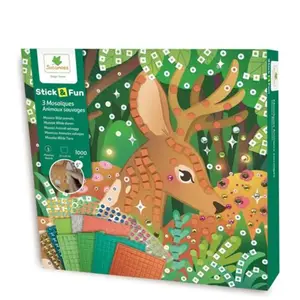 Non communiqué Stick n Fun 3 Mozaiques animaux sauvages