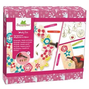 Sycomore Lovely Box XL Pyrogravure Maquette et bijoux 8a+ pas cher