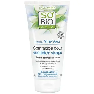 Comparateur de prix : So'Bio Étic Hydra Aloe Vera Gommage Doux Visage Jus d'Aloe Vera Bio 15...