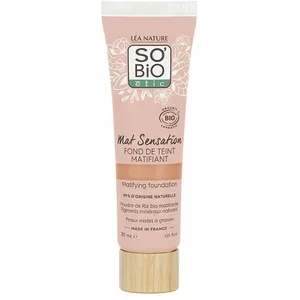 Comparateur de prix : So'Bio Étic Teint Fond de Teint Matifiant Mat Sensation N°25 Beige Dor...