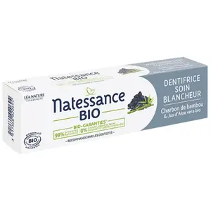 Natessance Biologische Bamboe Houtskool Tandpasta 75 ml pas cher