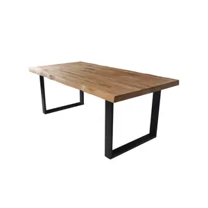 LEQUAIDESAFFAIRES Table CANTAL 180x100 / Chêne massif pas cher