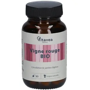 Nutrisanté Les Nutri'Sentiels Bio Vigne Rouge - 30 gélulesVendu paratida-sante-discount-fr