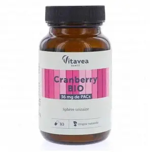 Vitavea Nutrisanté Les Nutri'Sentiels Bio Cranberry 30 gélules pas cher