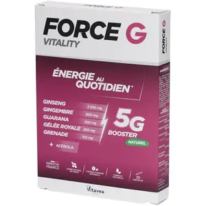 Vitavea Force G Vitality Energie au Quotidien 10 ampoules pas cher