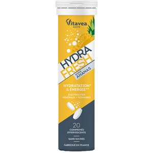 Vitavea HydraFresh Ananas Hydratation & Energie 20 comprimés effervesc...Vendu paratida-sante-discount-fr