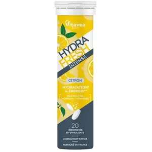 Vitavea HydraFresh Intense Citron Formule complète 20 comprimés efferv...Vendu paratida-sante-discount-fr
