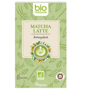 Vitavea Bionutrisanté Matcha Latte BIO   Thé Vert Vanille   20 sachets pas cher