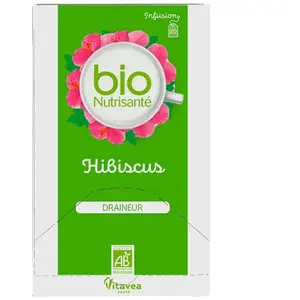 Vitavea Bionutrisanté Infusion Hibiscus Draineur 20 sachets pas cher