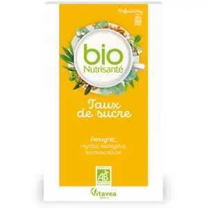Vitavea - BioNutrisanté - Infusion Taux de sucres - 20 sachets pas cher