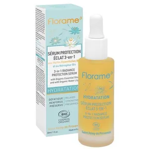 Florame Hydration Serum Protection Radiance 3in1 Organic 30 ml pas cher