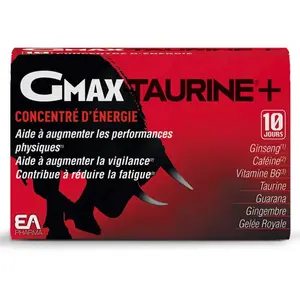 Laboratoire des Granions EA Pharma GMax Taurine+ Concentré d'Energie Goût Orange 30 ampoules pas cher
