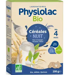 Comparateur de prix : Physiolac Bio Céréales Nuit 200 g