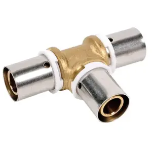 Raccord en T à sertir pour tube PER Ø 20 mm de la marque PB TUB pas cher