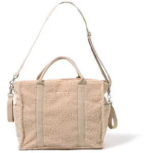 MAÏKA Sac à langer Moumoute, multifonctionnel, bouclettes, tendance, tapis à langer et attaches poussettes inclus pas cher