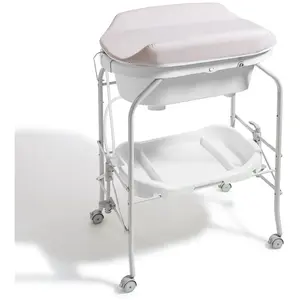 Table à langer avec baignoire - Maïka - Baignoire intégrée avec transa... pas cher