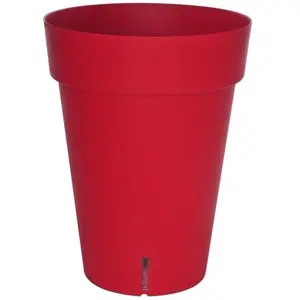 Bac à fleurs RIVIERA LOFT HAUT 53 - Rouge pas cher