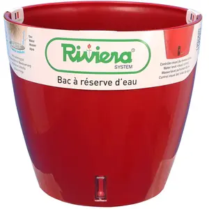 RIVIERA Pot rond Eva New en plastique - Ø 46 cm - 49 L - Rouge pas cher